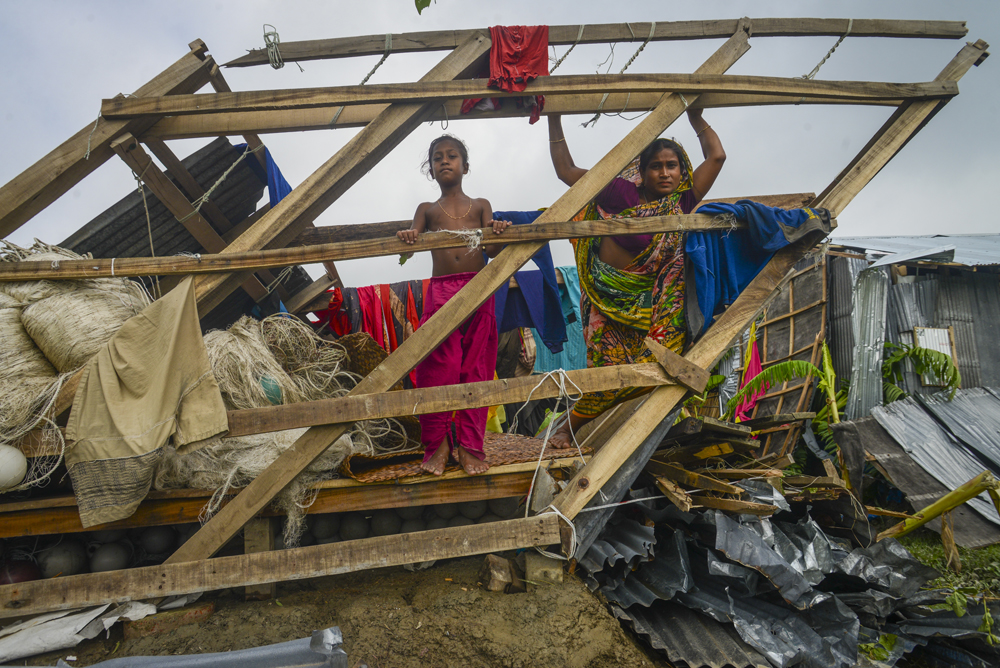 Aftermath of super cyclone Roanu